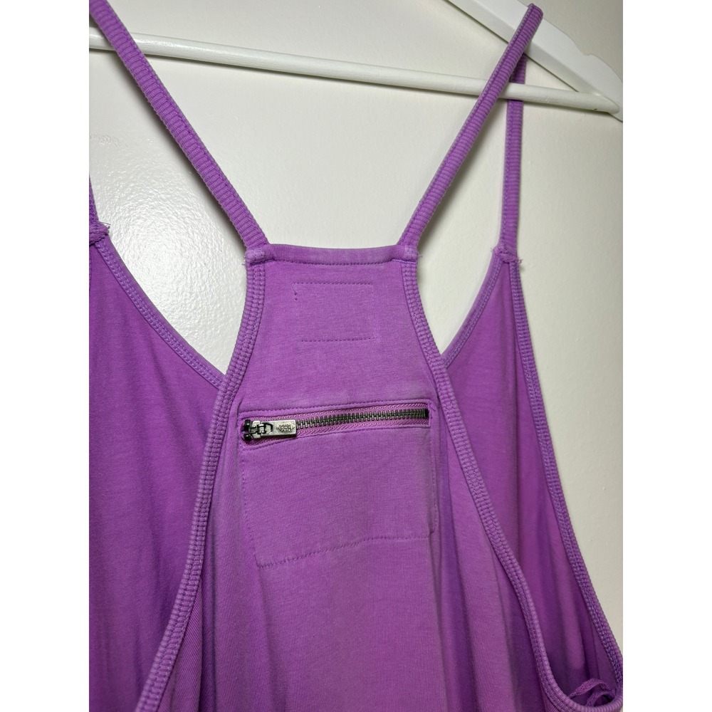 NEW Free People FP Movement Hot Shot Harem Jumpsuit XS Purple Slouchy Romper - Picture 7 of 8